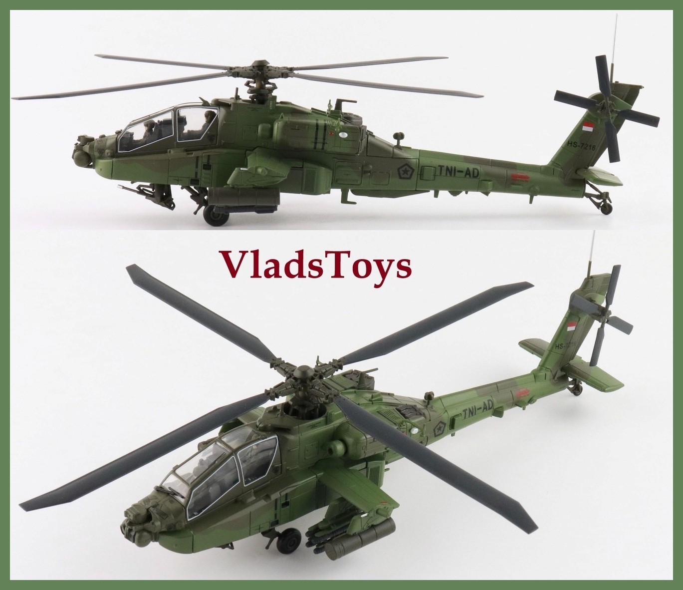 Hobby Master 1/72 AH-64E Apache Guardian Indonesian Army HH1222