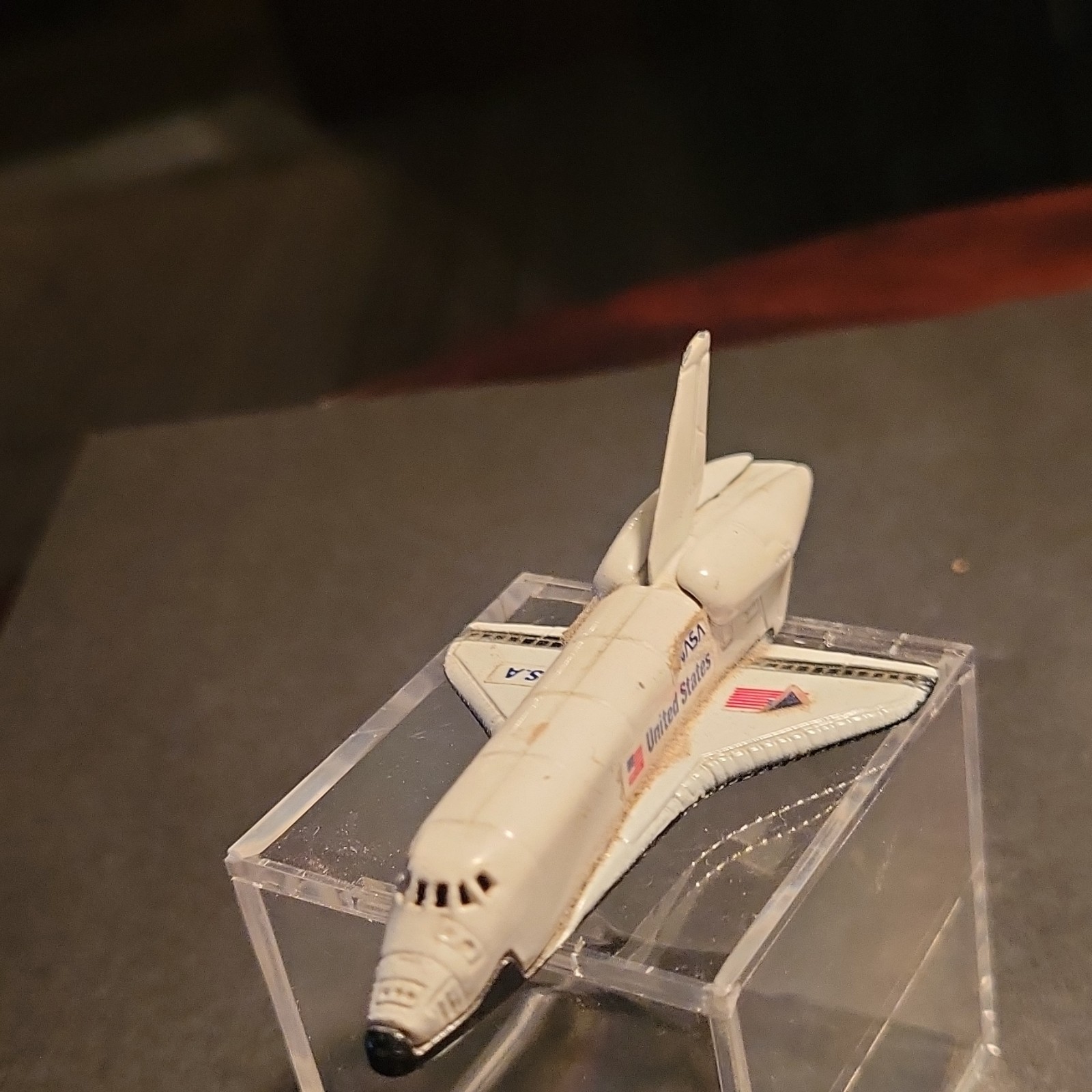 NASA Diecast Space Shuttle Model White Black Collectible Toy