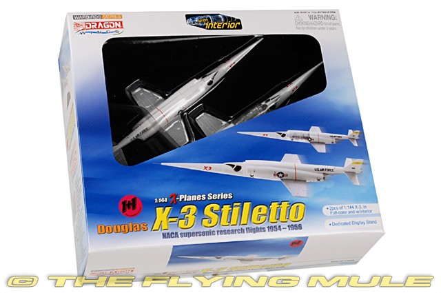 Dragon Models 1:144 X-3 Stiletto NACA/USAF #49-2892 2-Piece Set