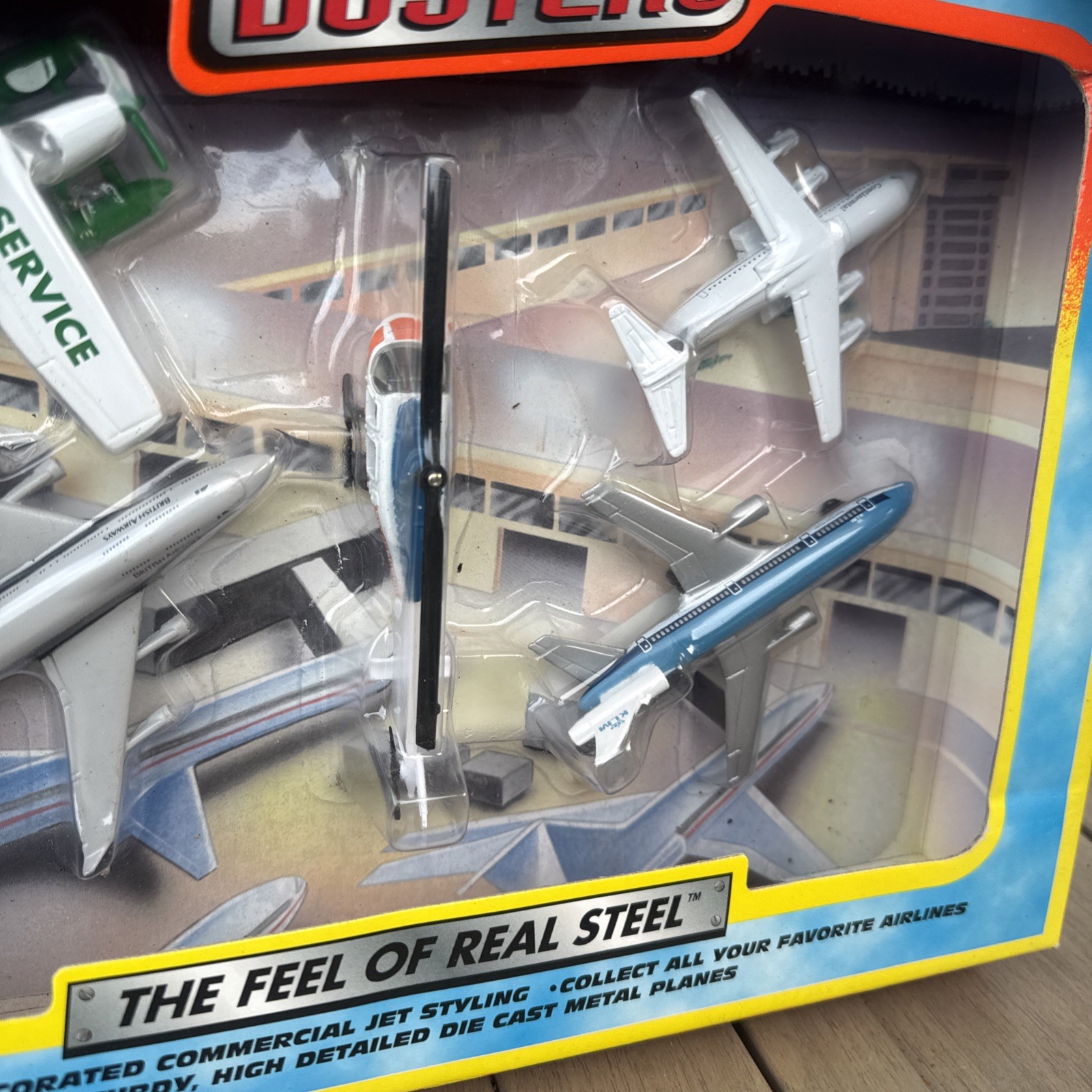 MATCHBOX Diecast Metal SKY BUSTERS Toy Airplane & Helicopter Set NEW IN BOX!