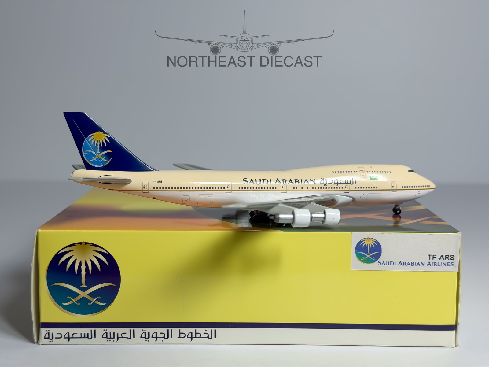 Saudi Arabian Boeing 747-300 1:400 Jet-X TF-ARS (JX473)