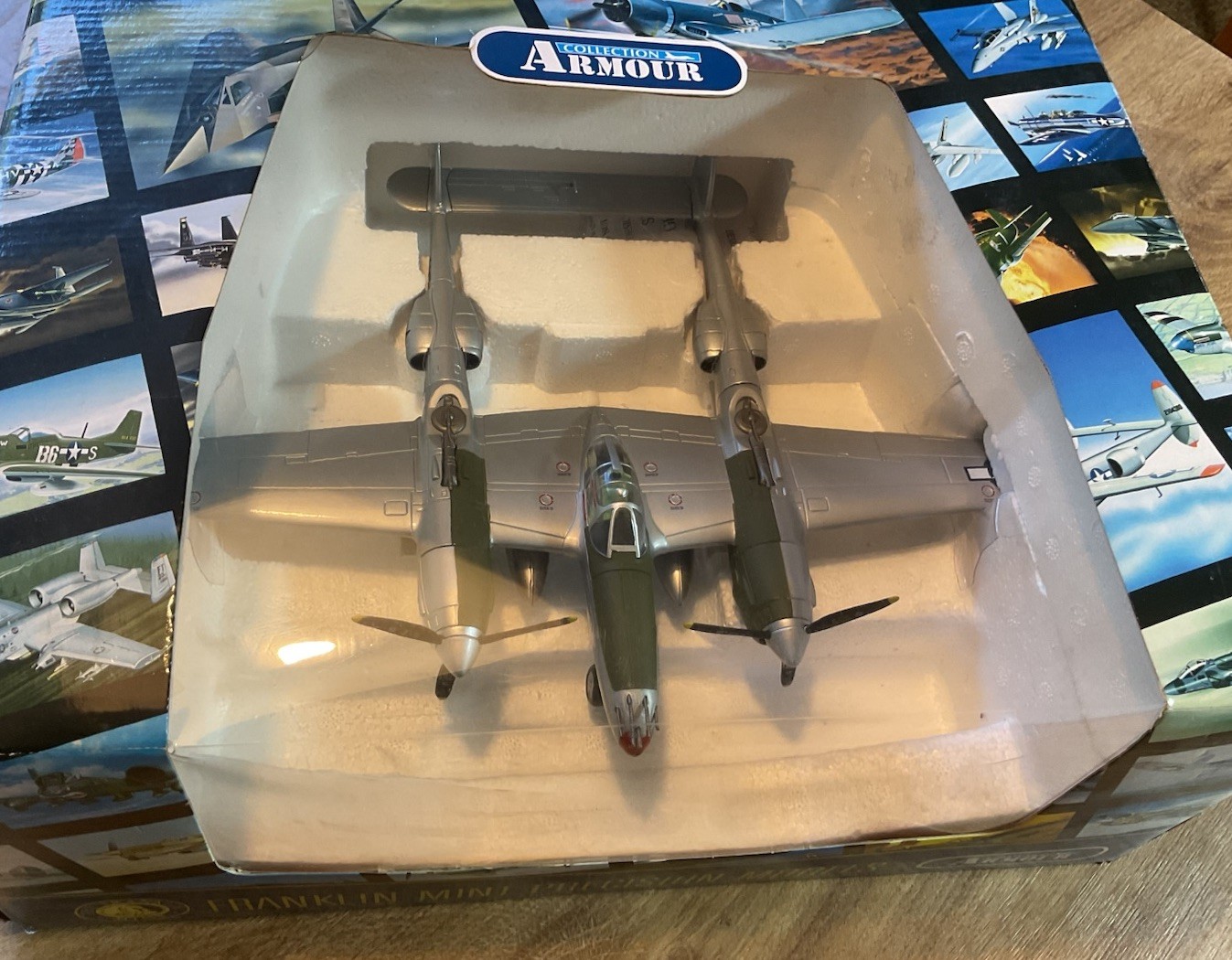 Franklin Mint Collection Armour B11E379 1/48 P-38J Lightning ‘ Little Buckaroo’