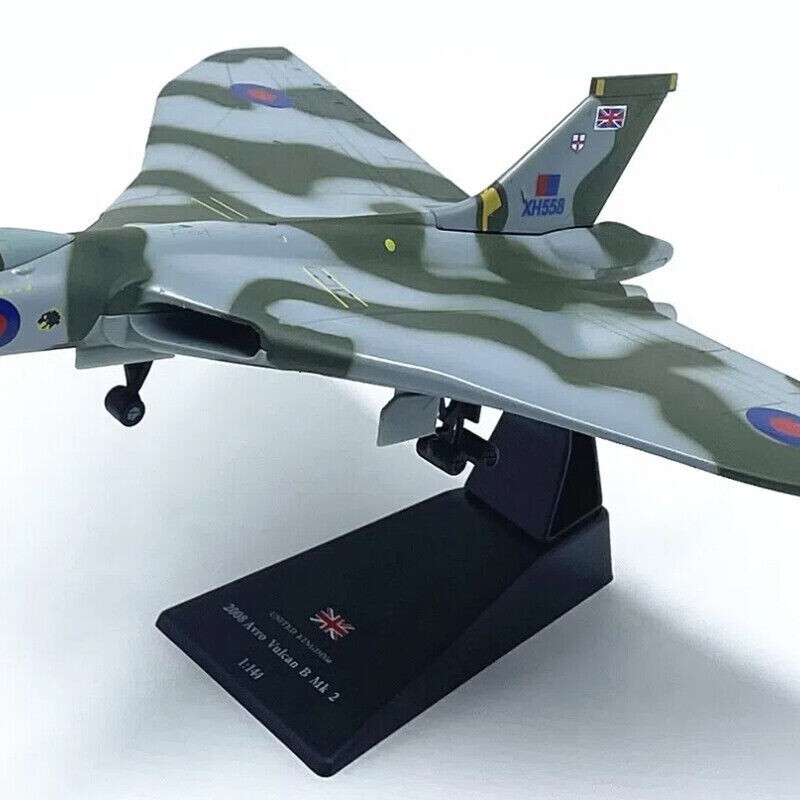 1:144 UK 2008 Avro Vulcan B MK2 Bomber Aircraf Model Diecast Military Collection