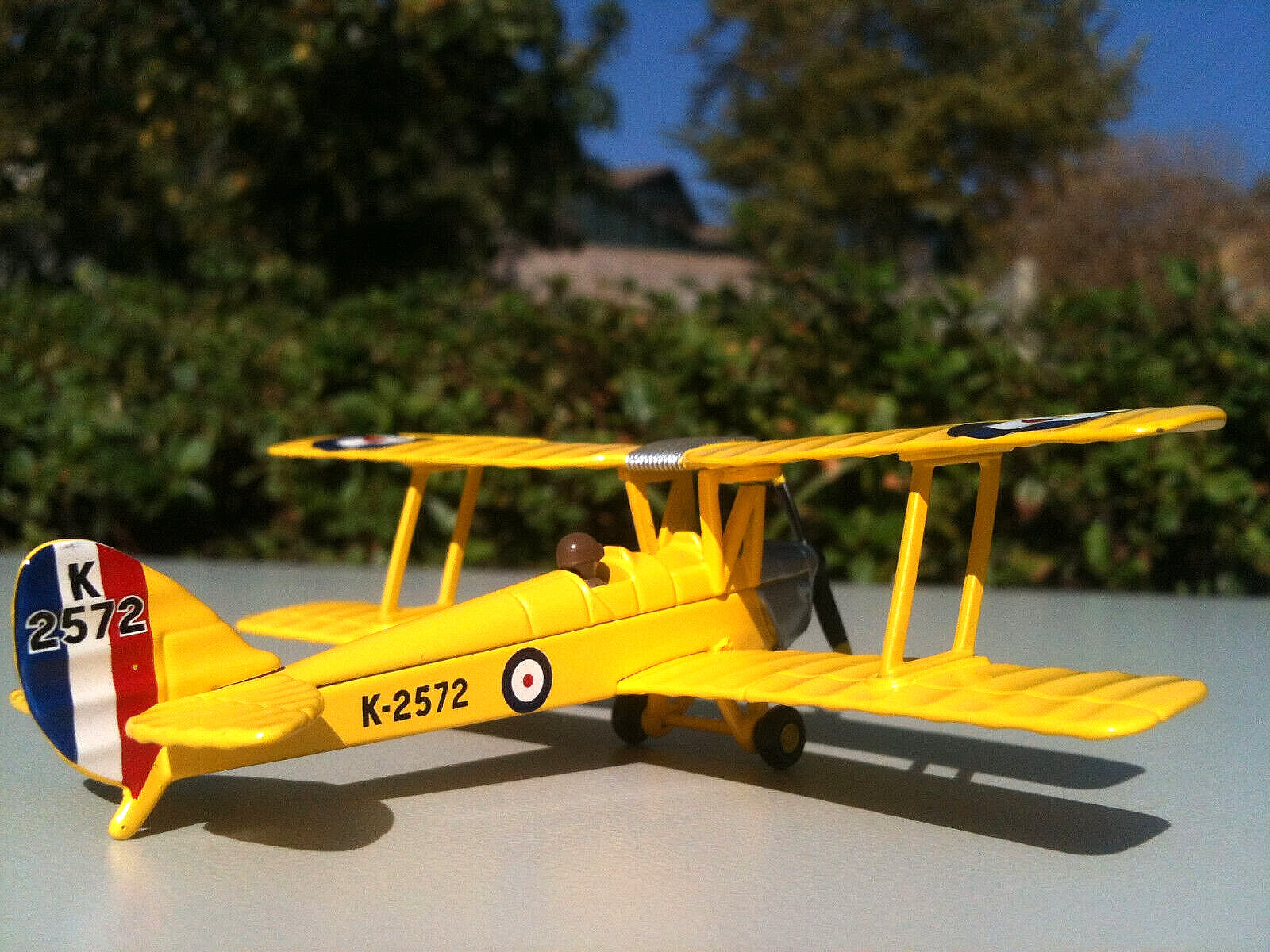 Corgi de Havilland Tiger Moth RAF Post War Training Bi Plane 1:87 Scale Showcase