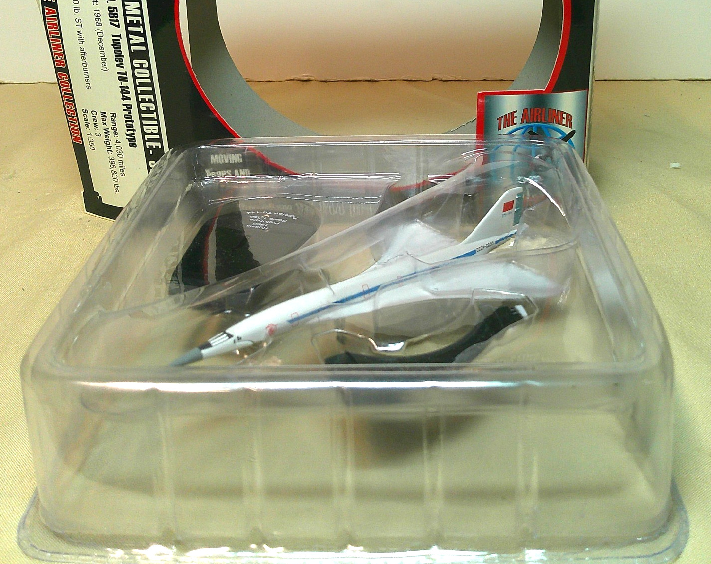 Model Power Postage Stamp Planes Airliners 5817 Tupolev TU-144 Prototype