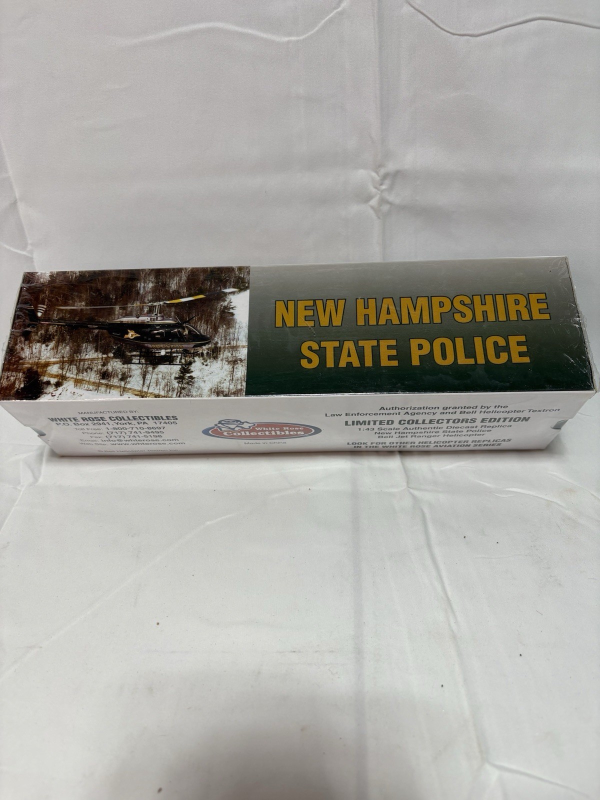 New Hampshire State Police 1:43 Scale Bell Helicopter Diecast Aviation