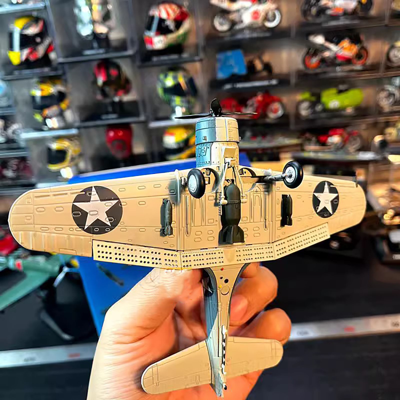 1/72 Scale Diecast Alloy WWII TBD Devastator Bomber Model Gift For Kids