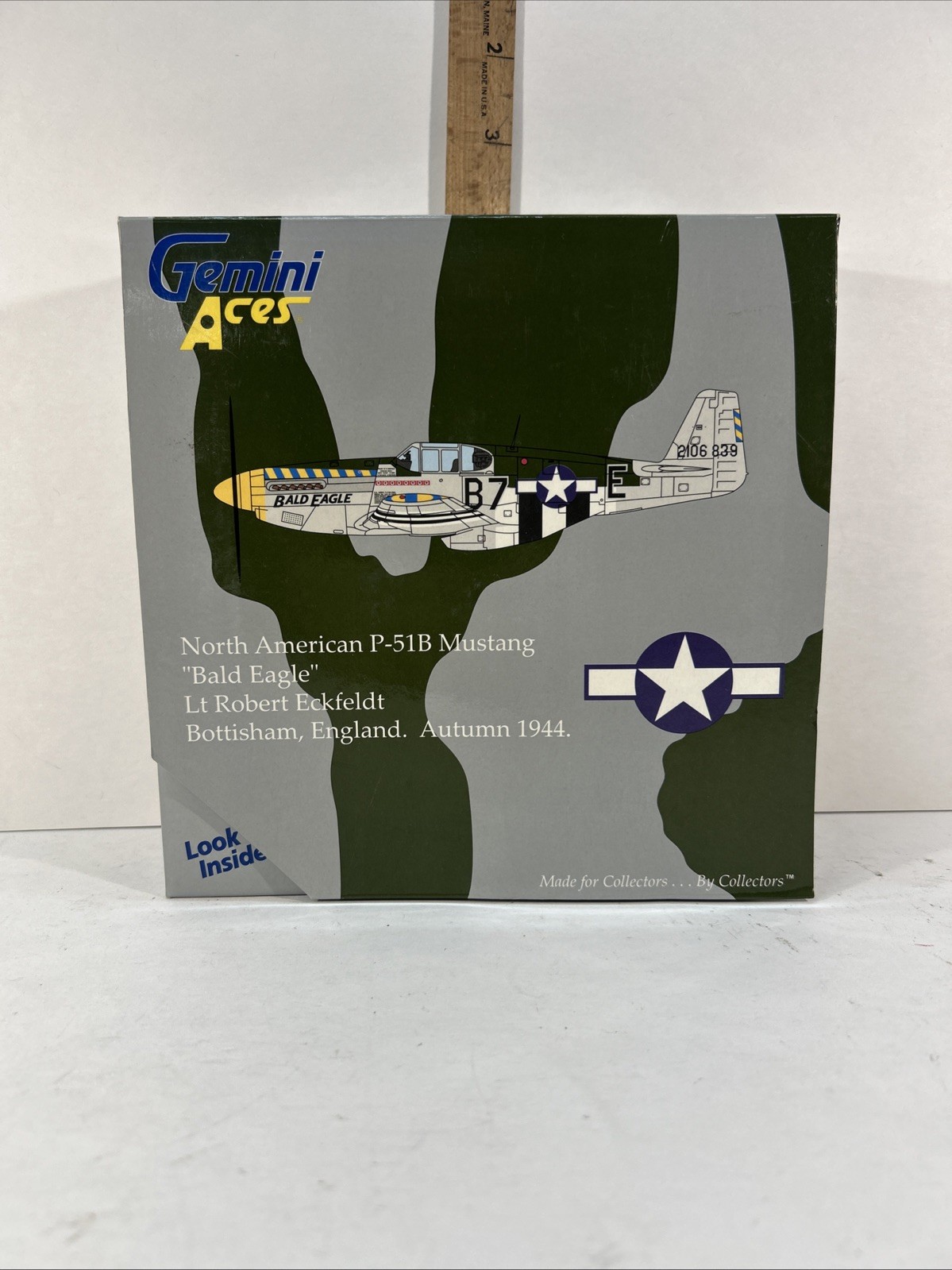 Gemini Aces 1/72 Scale GAUSA2001 North American P-51B Mustang “Bald Eagle” 1944
