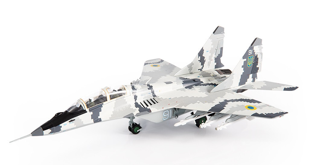 JC Wings 1:72 Ukrainian Mikoyan Gurevich MiG-29UB Fulcrum-B Fighter JCW72MG29015