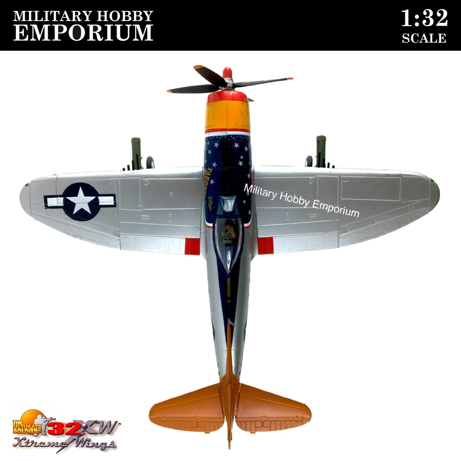 1:32 21st Century Toys Ultimate Soldier WWII US P-47D Thunderbolt Bubble Top