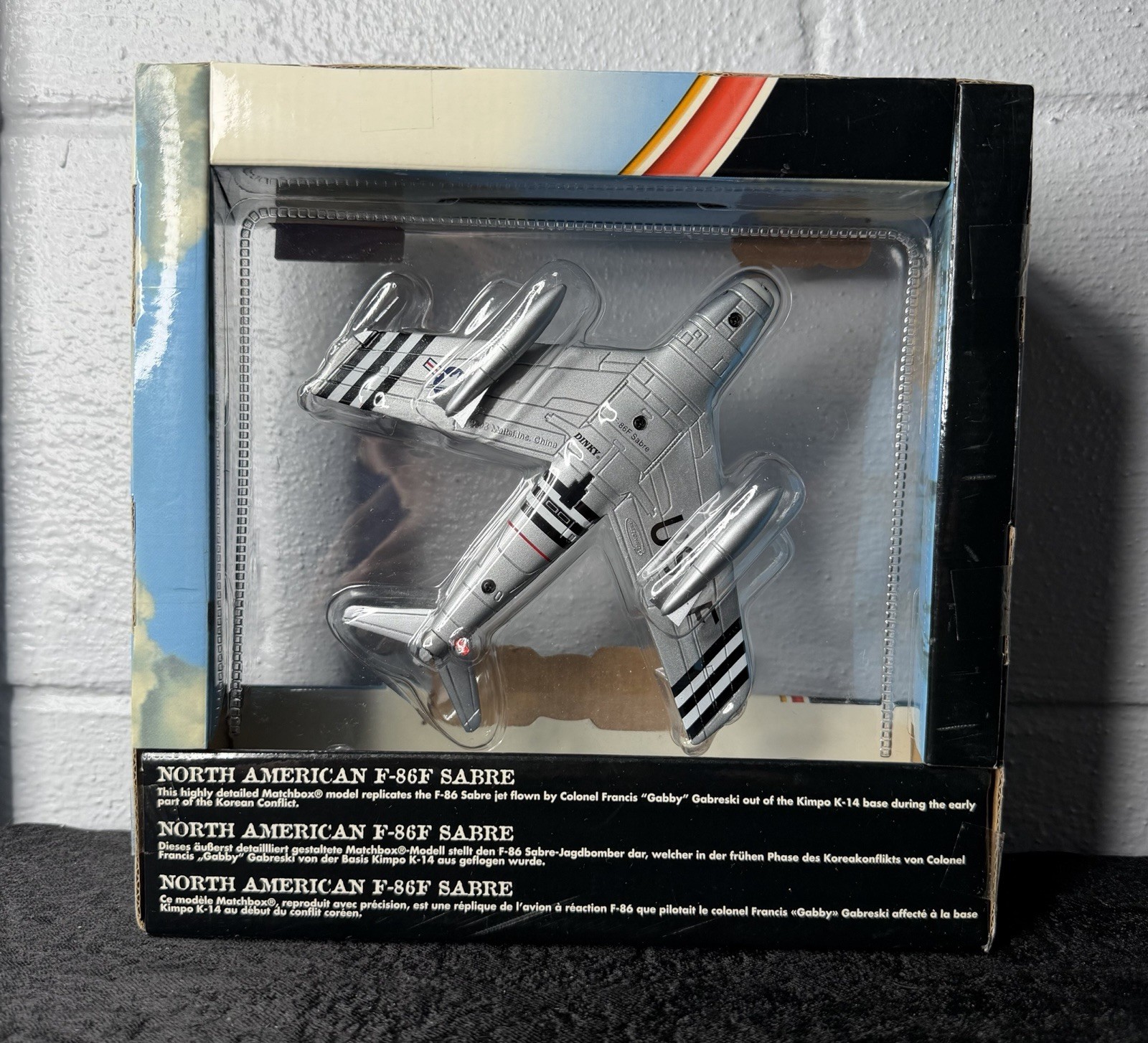 Matchbox Collectibles F-86 Sabre Col Francis Gabby Gabreski USAF Diecast