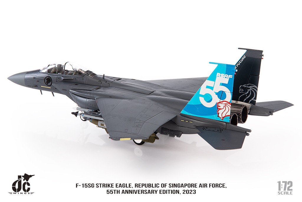 JC Wings 1:72 Singapore Air Force (RSAF) F-15SG Strike Eagle “55th Anniv.” 8317