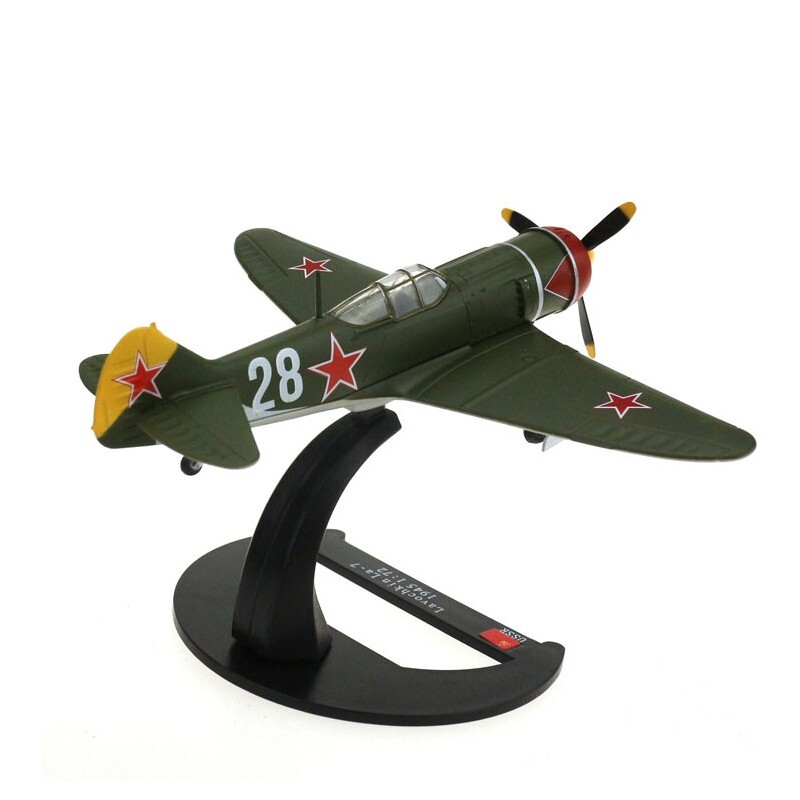1:72 Scale Alloy Diecast Military Model Soviet Lavochkin La-7 Fighter Aircraft
