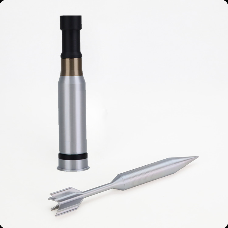 1:2 M830A1 HEAT MP-T Anti-Tank Shell Model 46cm 3D Printed Military Collection