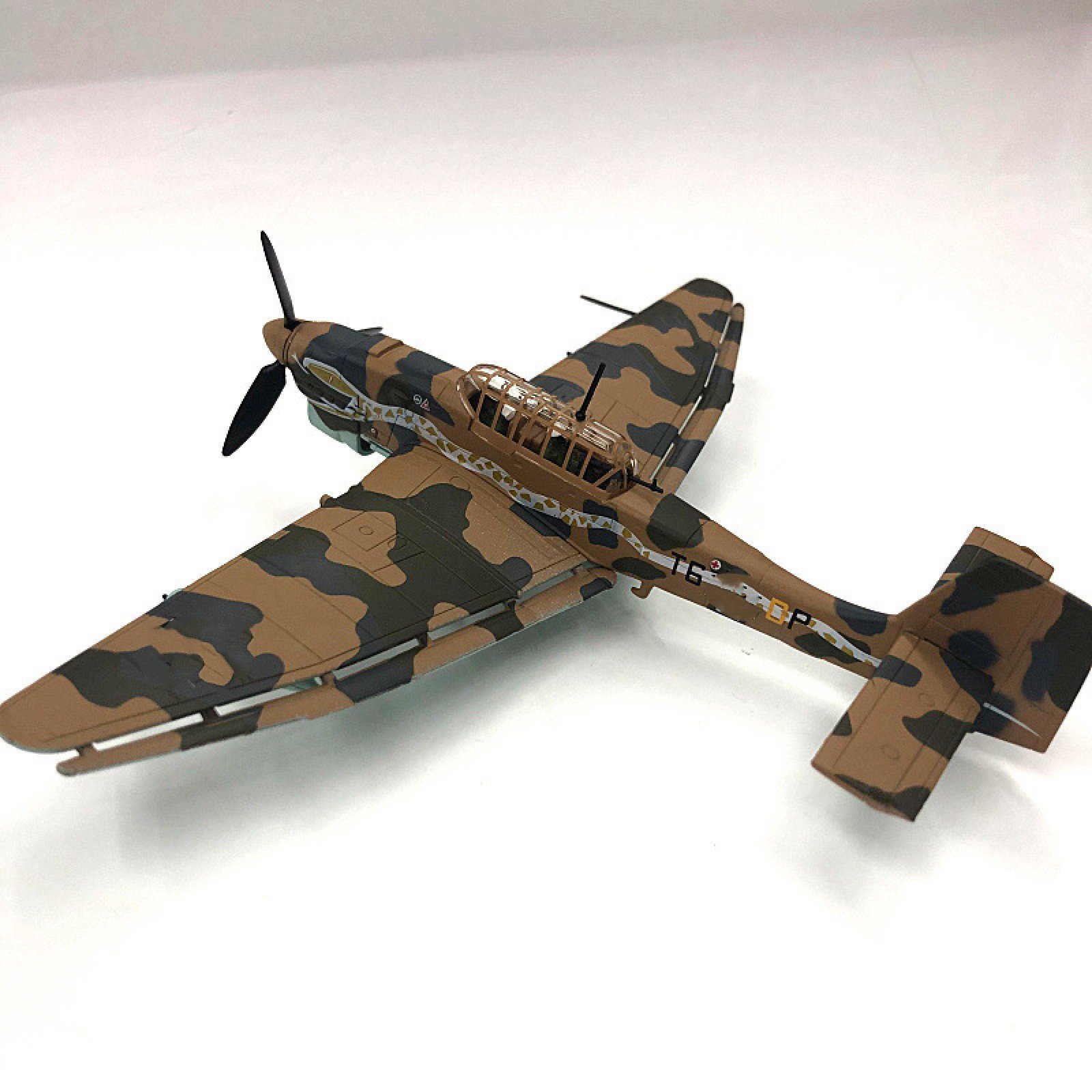 1:72 Scale WWII German Air Force Stuka Ju-87 Bomber Metal Model Alloy Fighter