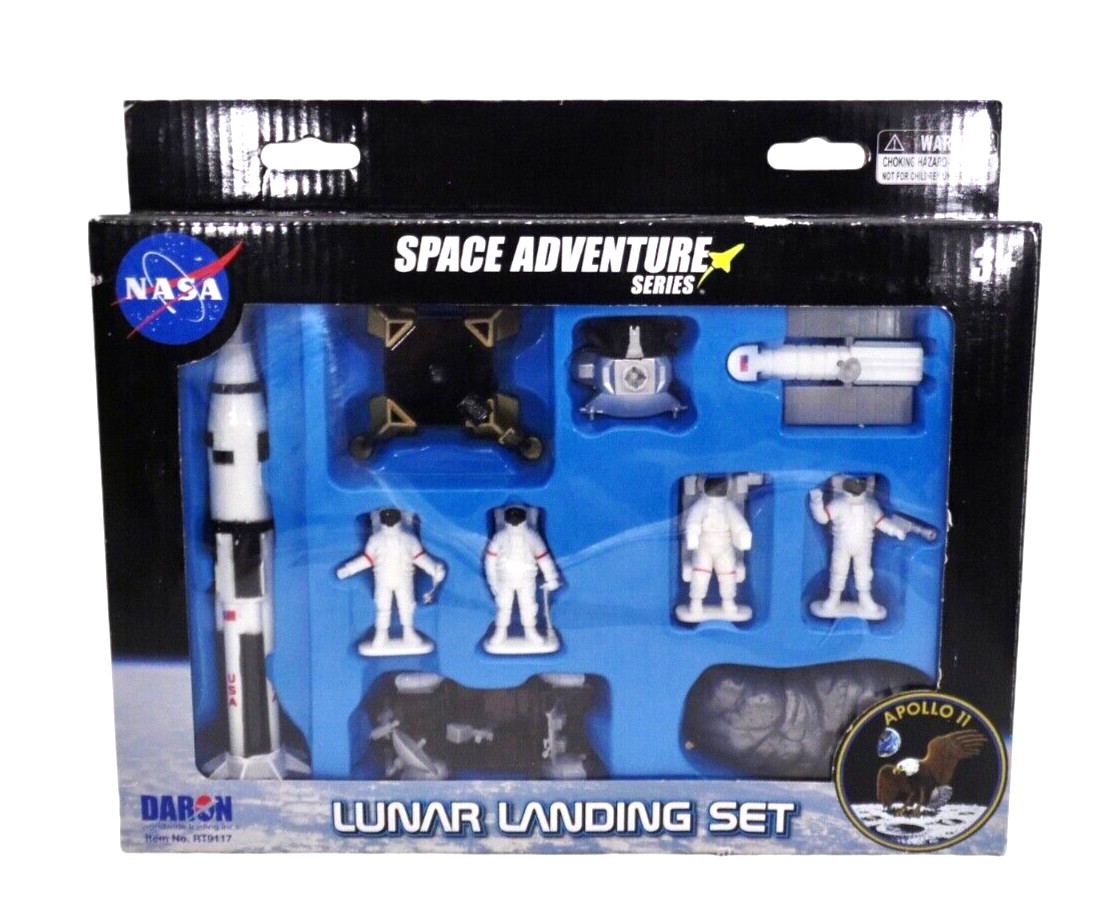 NASA Apollo 11 Lunar Landing Space Adventure Series 9 pc. Play Set Daron