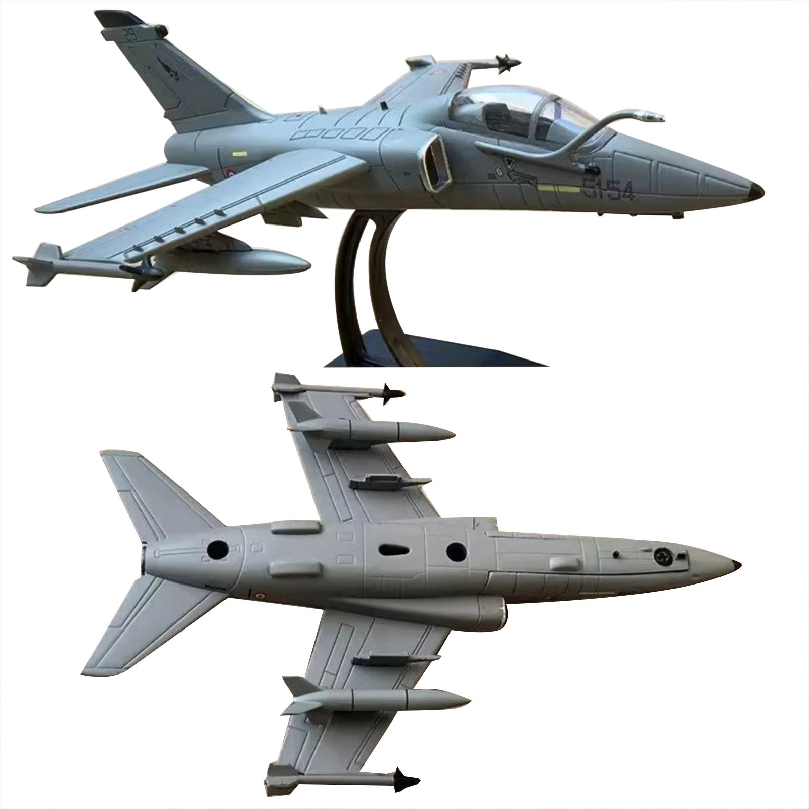 Italian Air Force AMX Ghibli Attack Fighter Diecast Alloy Model In 1:100 Scale