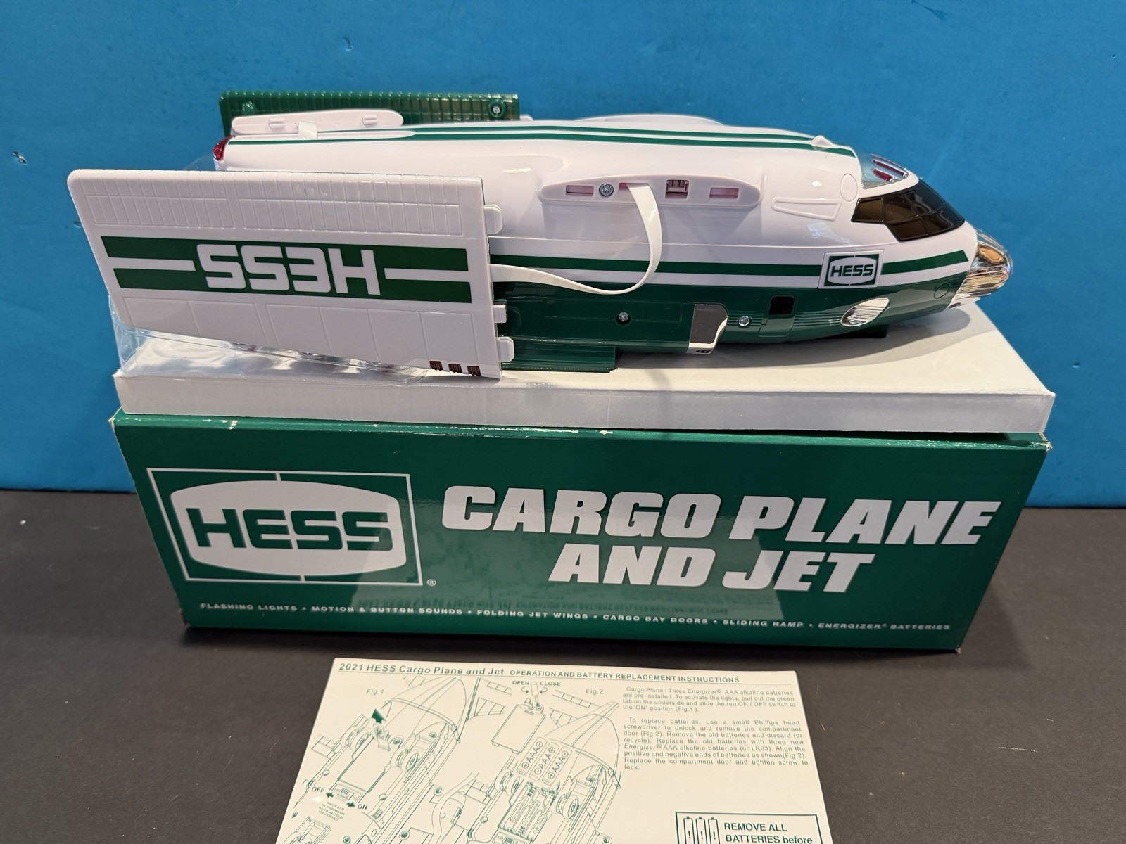 2021 Hess Cargo Plane with Jet. Big and Beautiful. SOLD OUT AT HESS!! Deal Offer