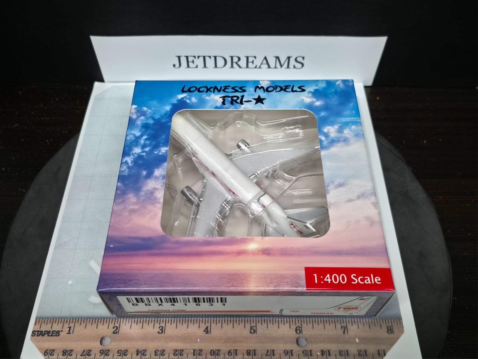 1/400 LOCKHEED AIRCRAFT / TWA L-1011-1 LAUNCH COLORS W/LOGOS N81026 AEROCLASSICS