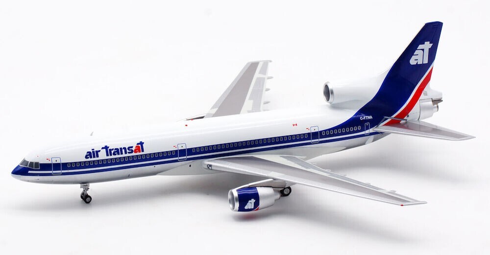 1:200 IF200 Air Transat Lockheed L-1011-385 TriStar 150 C-FTNA polished w/stand