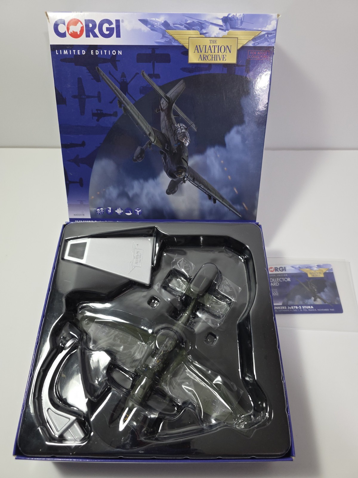 New MiB Corgi 1:72 AA32518 Junkers JU87B-2 Stuka J9+BL St POL France Nov 1940