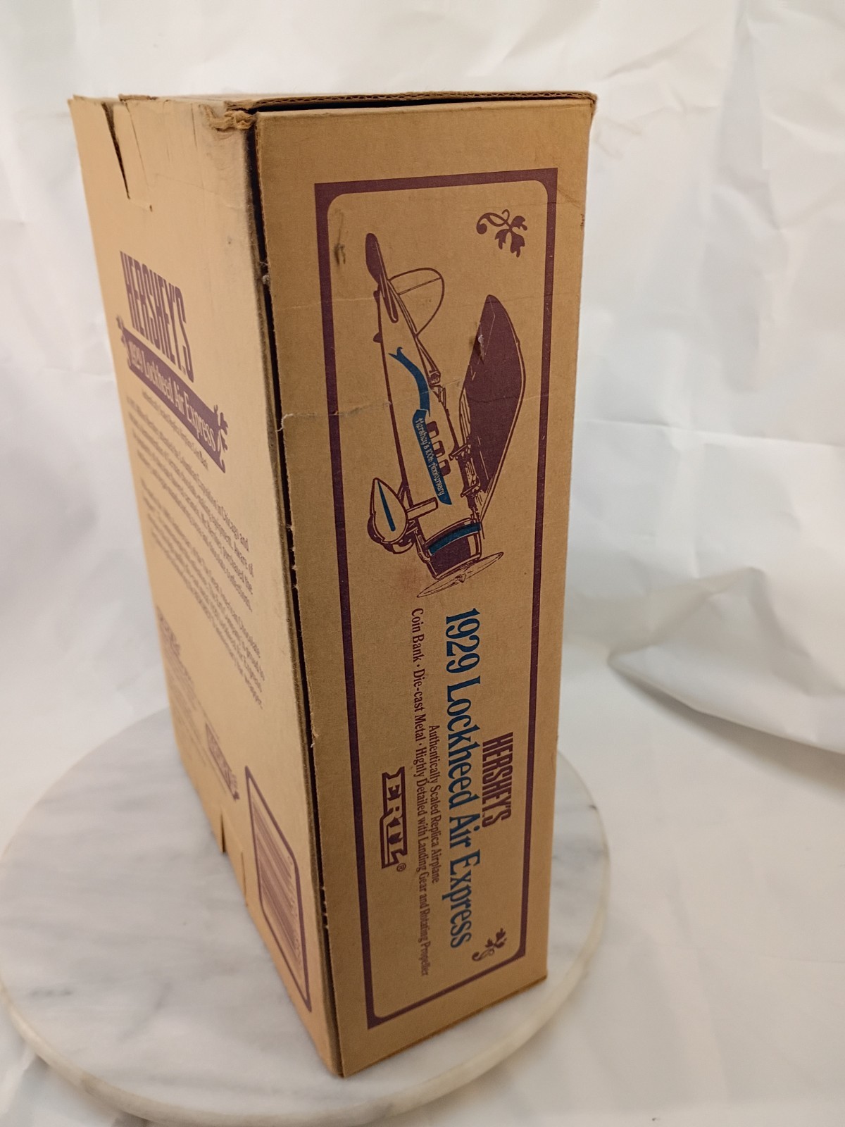 1994 Ertl Collectibles 100 Aniv. Hershey’s Die Cast Airplane 1929 Lockheed