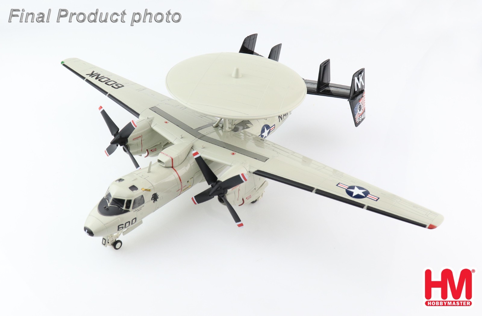 Hobby Master 1/72 Grumman E-2C Hawkeye USN VAW-113 Black Eagles USS R. Reagan