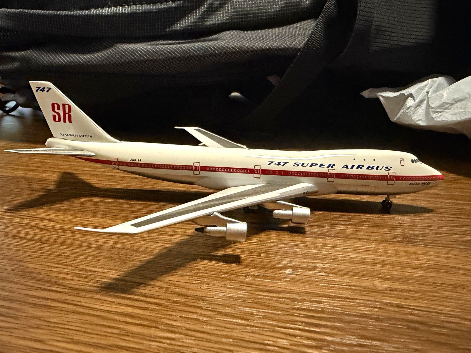 GeminiJets SR Demonstrator Boeing 747-100SR 1:400 Diecast Model GJBOE570