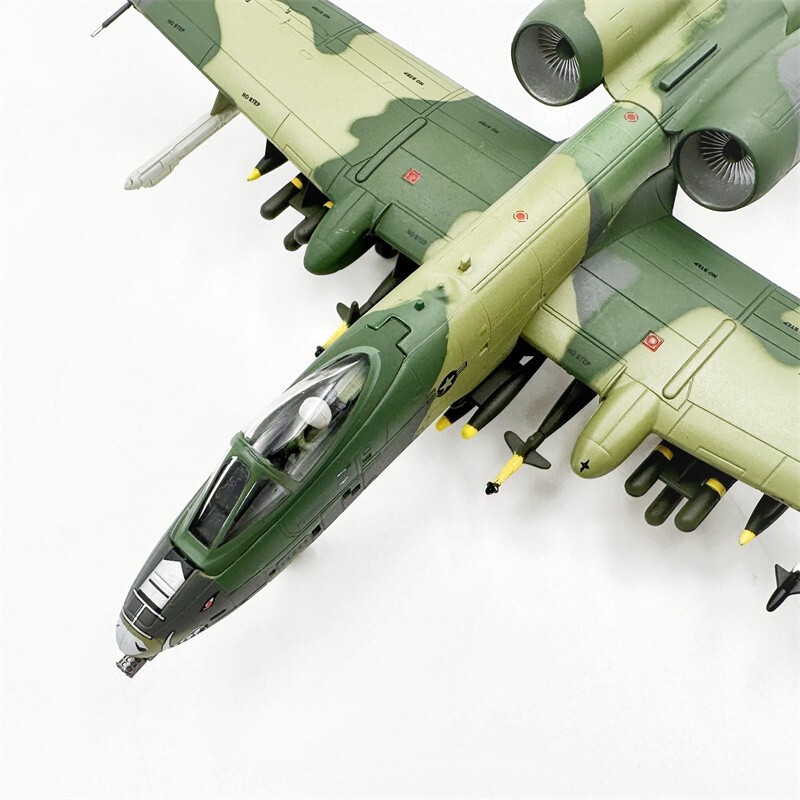 Wltk 1/100 USAF A-10A Thunderbolt Warthog Camouflage Diecast Model Exquisite Ver