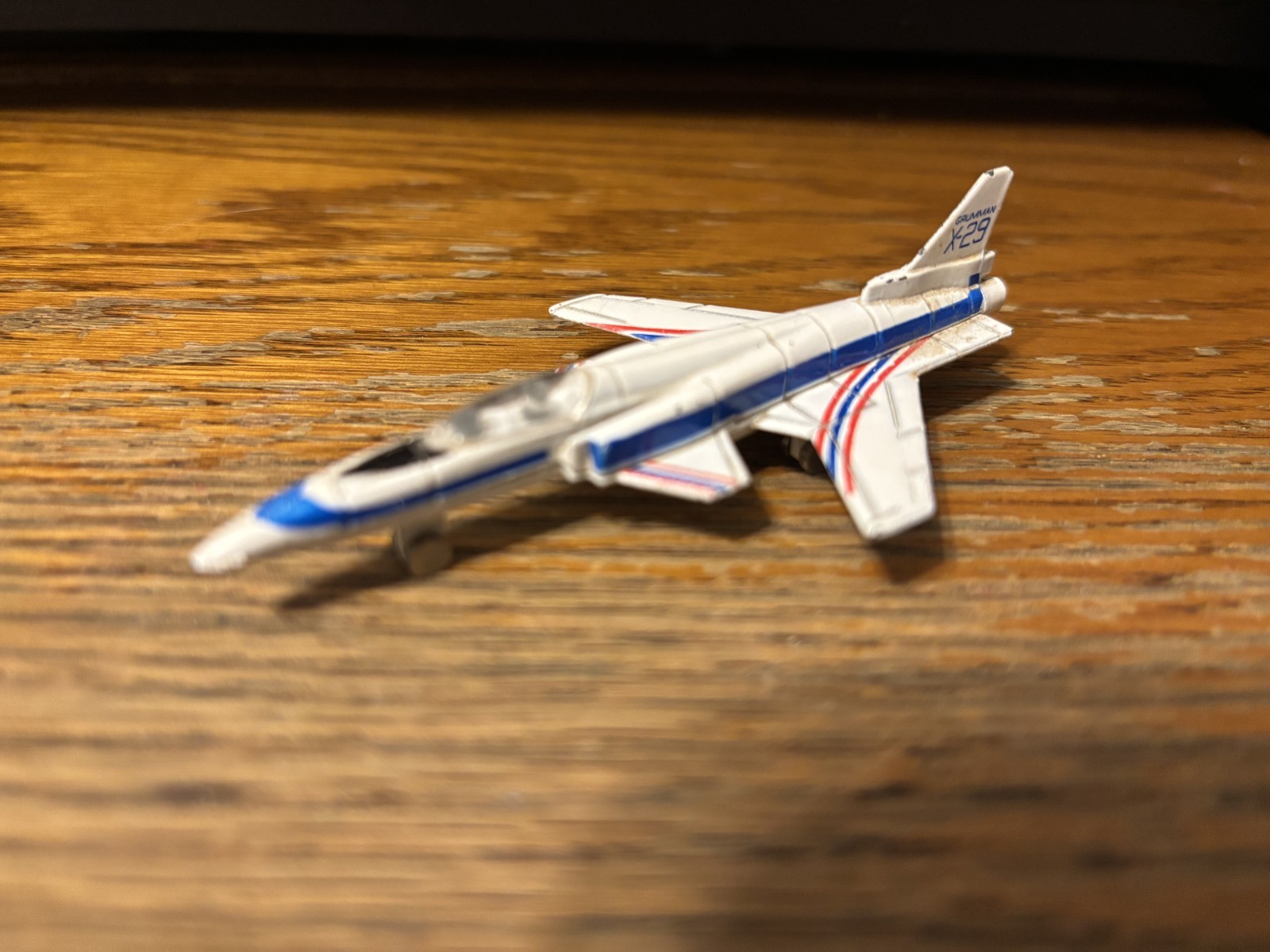 Vintage Zee Toys Dyna Flites GRUMMAN X-29A A150 Diecast Experimental Jet Free SH