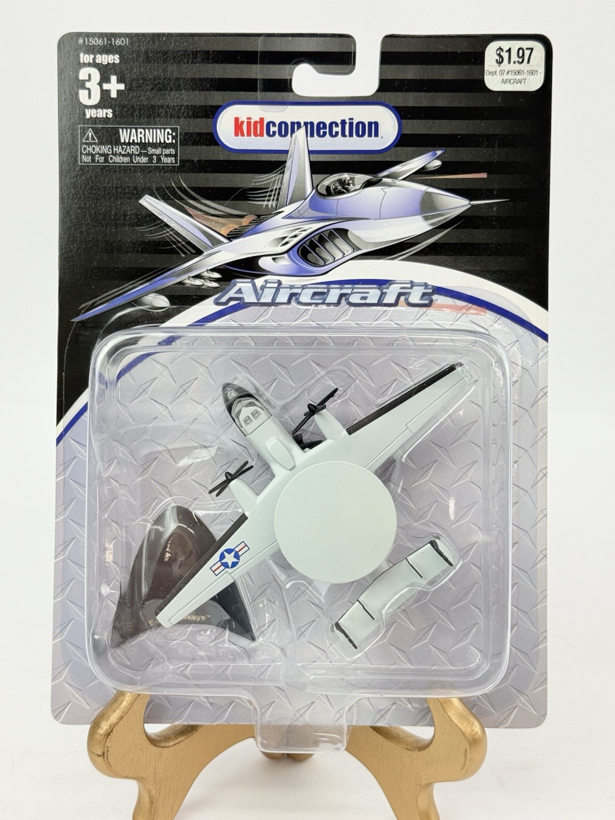 Lot of 3 Maisto Kid Connection Aircrafts E-2C Hawkeye, F-4J Phantom 2, B-52H NIP