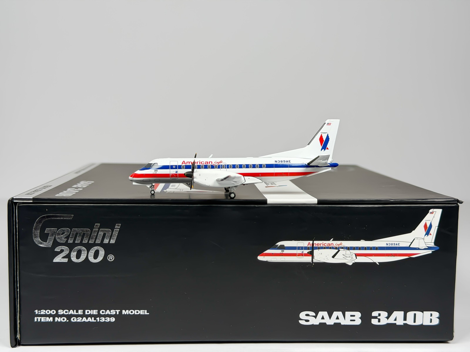 American Eagle Saab 340B 1:200 Gemini Jets N389AE (G2AAL1339)