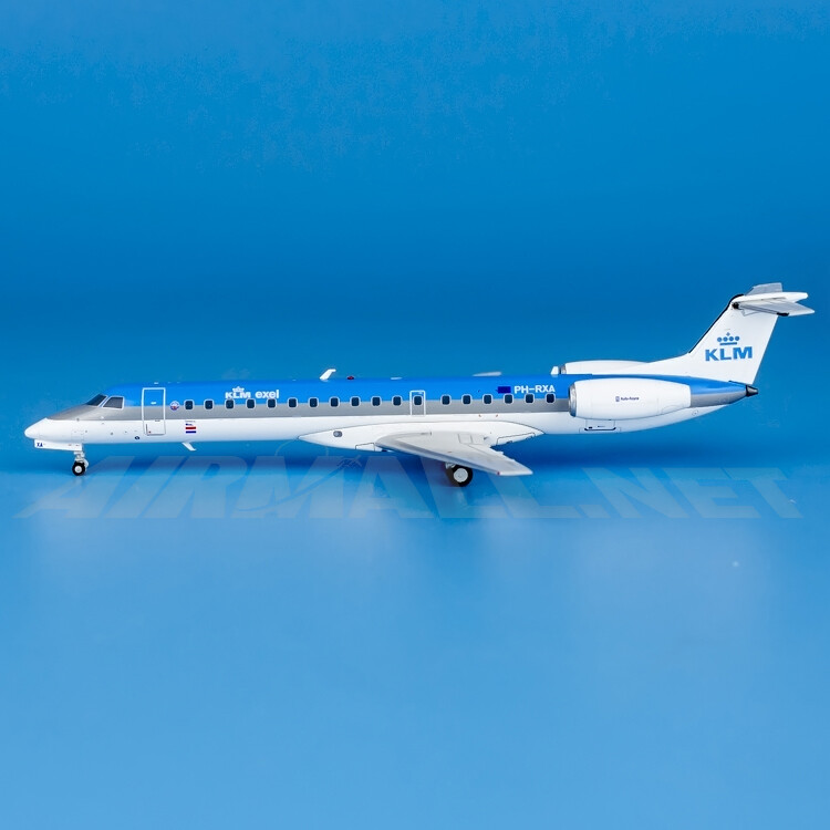 1:200 JC Wings KLM Embraer ​ERJ-145 Passenger Airplane Diecast Plane Model