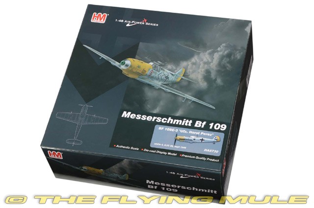 Hobby Master 1:48 Bf 109E Luftwaffe 4/JG 26 Schlageter Horst Perez White 4