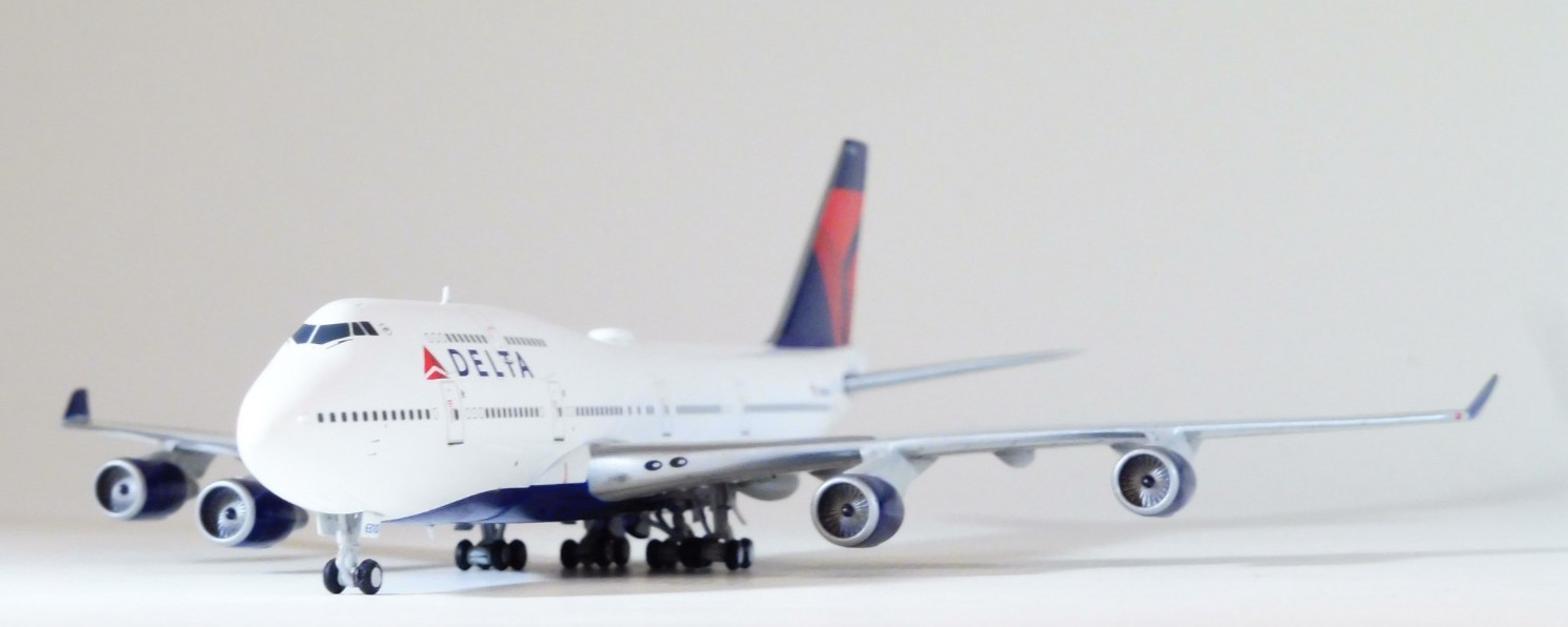 1/400 GeminiJets Delta Air Lines 747-400 (previously Northwest “World Plane”)