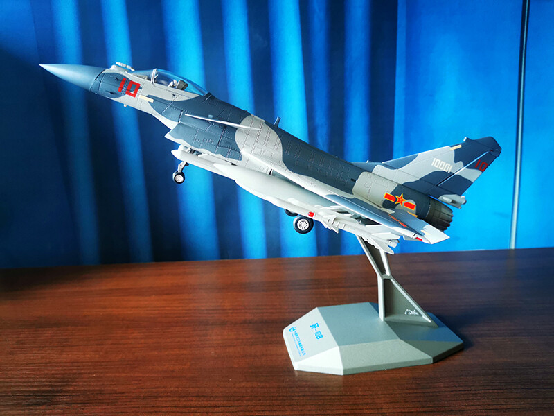 1:48 36CM AVIC China J-10B Fighter Jet Plane Diecast Military Aircraft Model