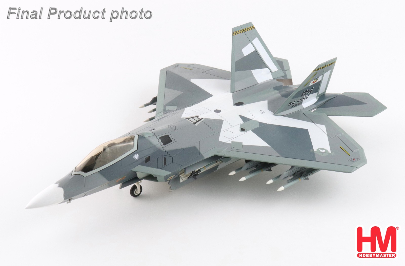 Hobby Master HA2831 F-22A Raptor 57th WG 64th AGRS Red 09 Nellis Fantasy 1/72