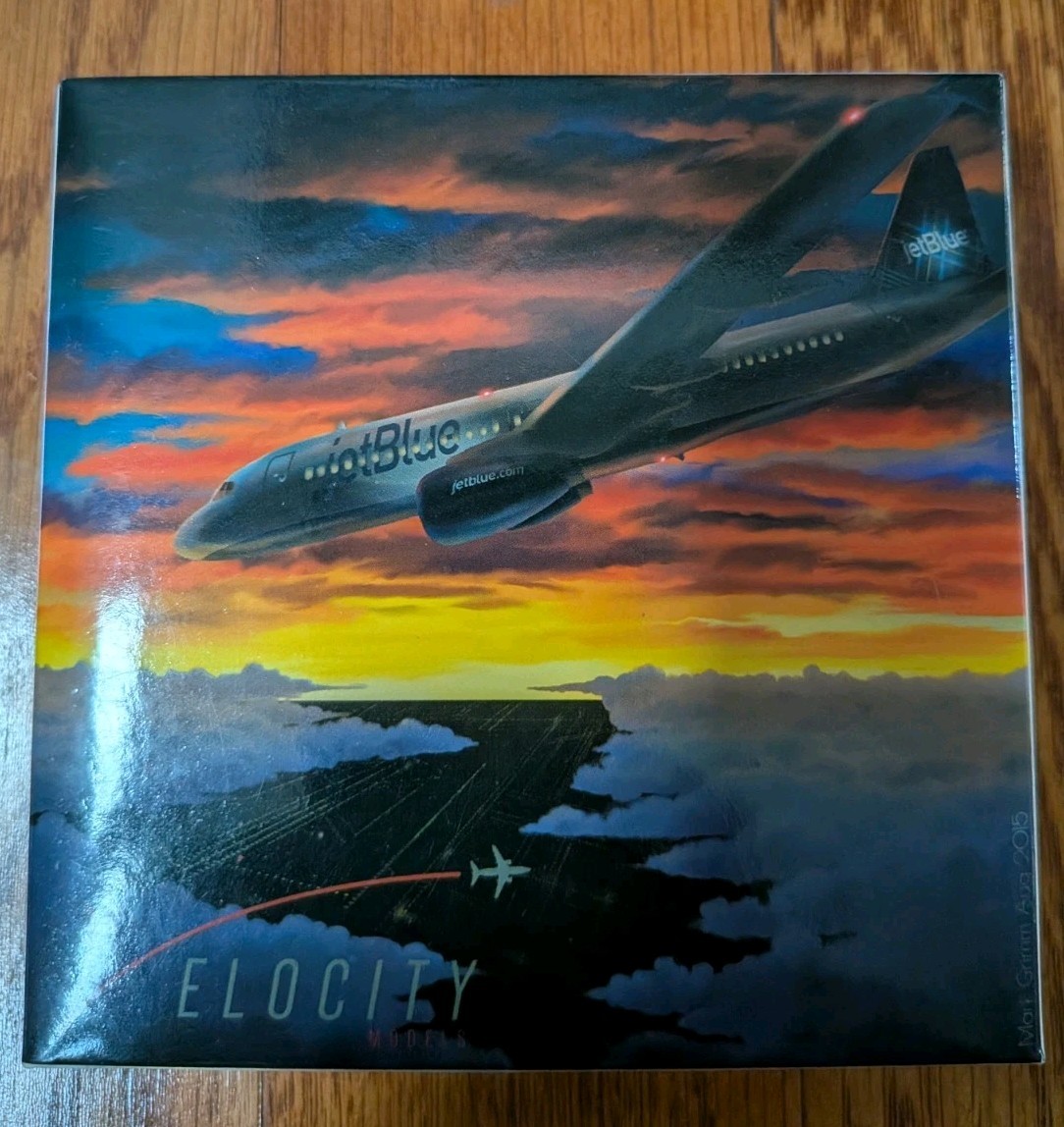 Velocity models JetBlue Airbus A320-200 1:400 N613JB Bahama Blue SUPER RARE
