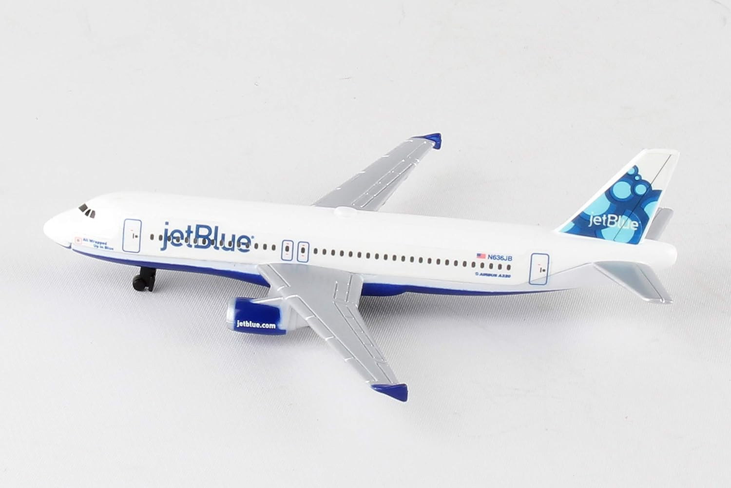 Toy Airplane – Jetblue – Die-Cast Metal Model Airplane Toy with Plastic Parts fo