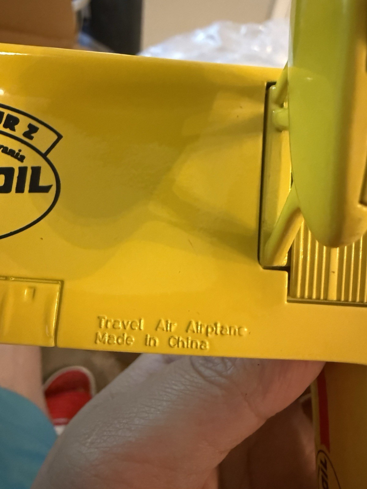 Pennzoil Diecast Model R Mystery Ship Airplane Bank #40002