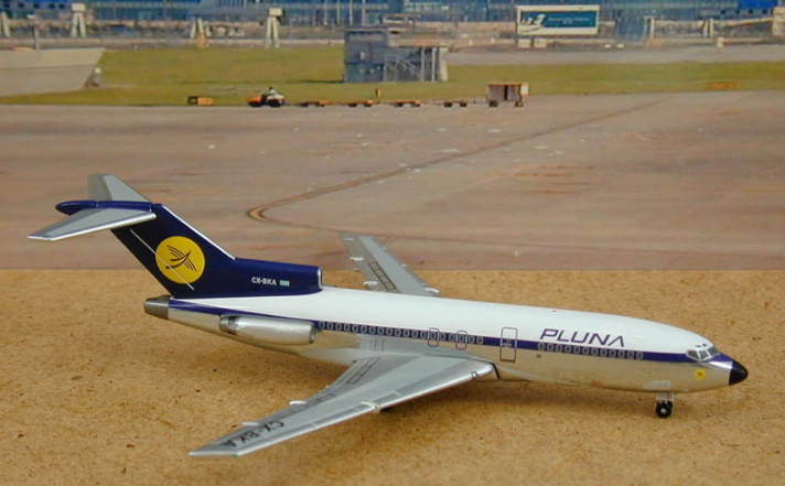 1:400 Aeroclassics Pluna Lineas Aereas Boeing 727-030 CX-BKA Only 360 Units Made