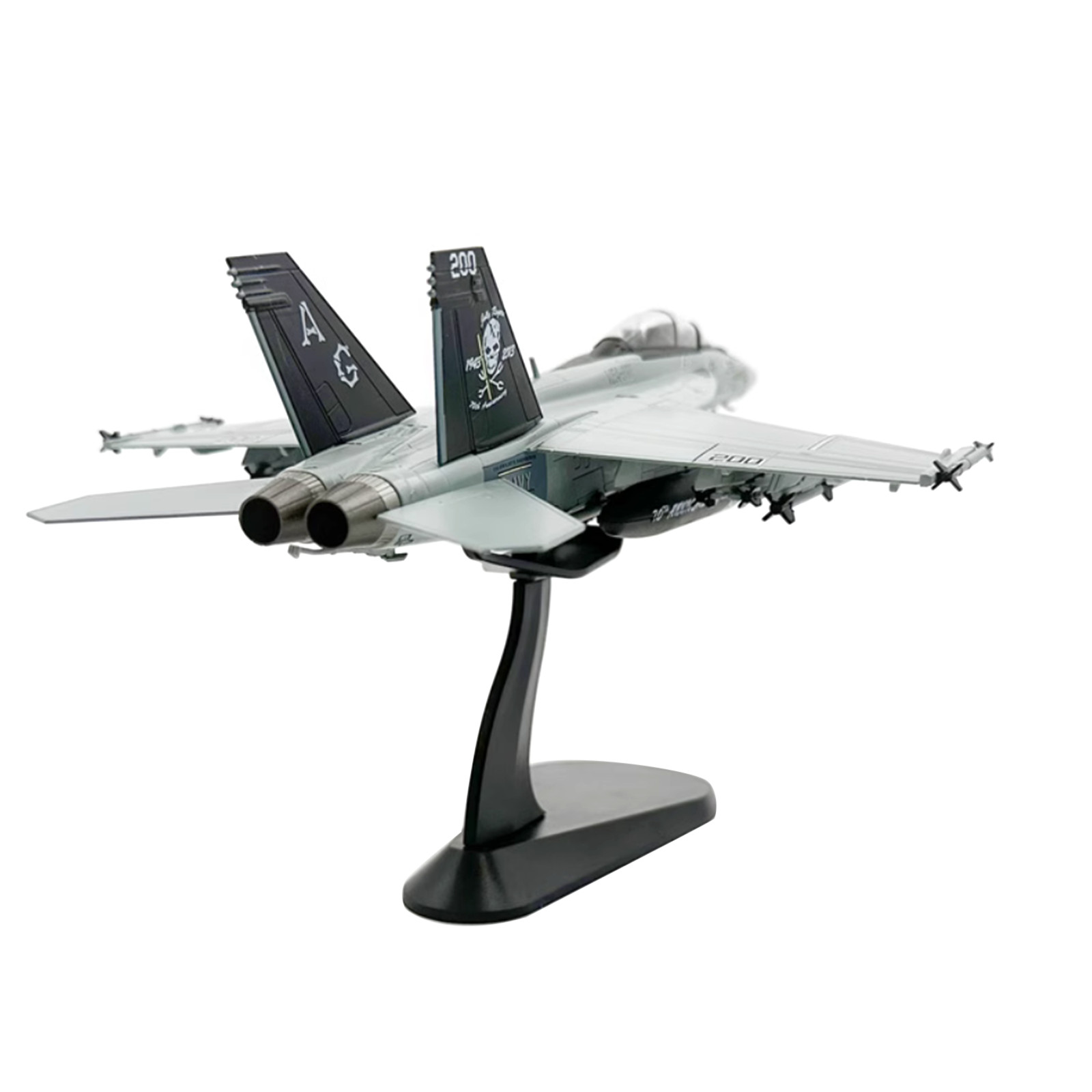 1:72 Scale US F/A-18F Super Hornet Aircraft Diecast Metal + Plastic Model Gift
