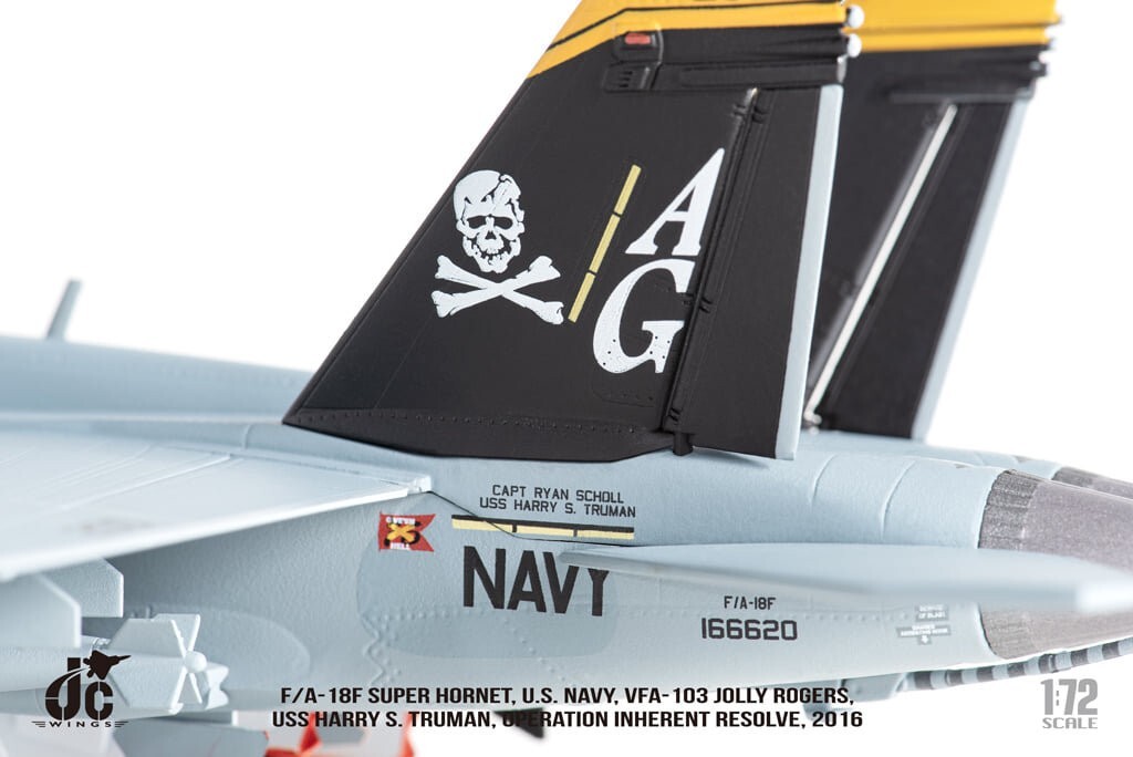 JC Wings 1/72 JCW72-F18-013 F/A-18F Super Hornet USN VFA-103 Jolly Rogers