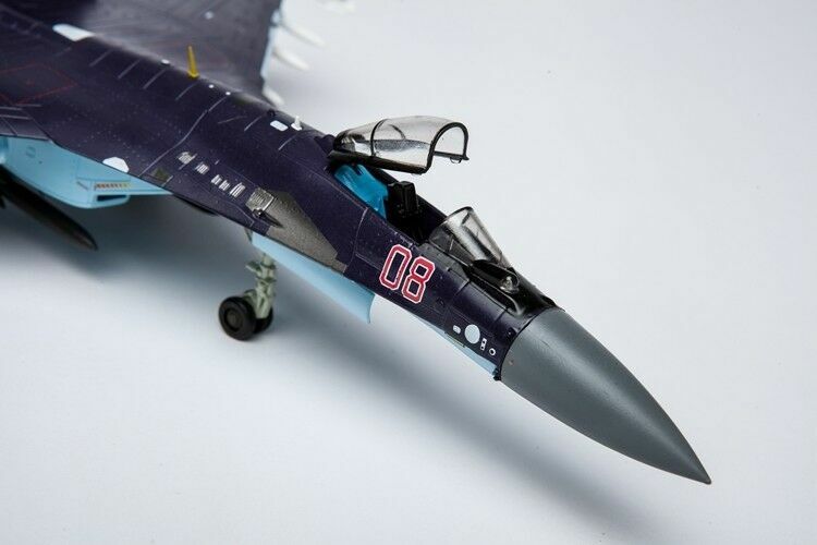 AF1 1/72 Russian SU-35 (Purple) Super Flanker Fighter Diecast Model