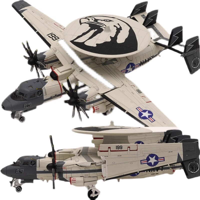 1/144 E-2C Early Warning Aircraft E2 Vaw-120 Alloy Finished Static Model