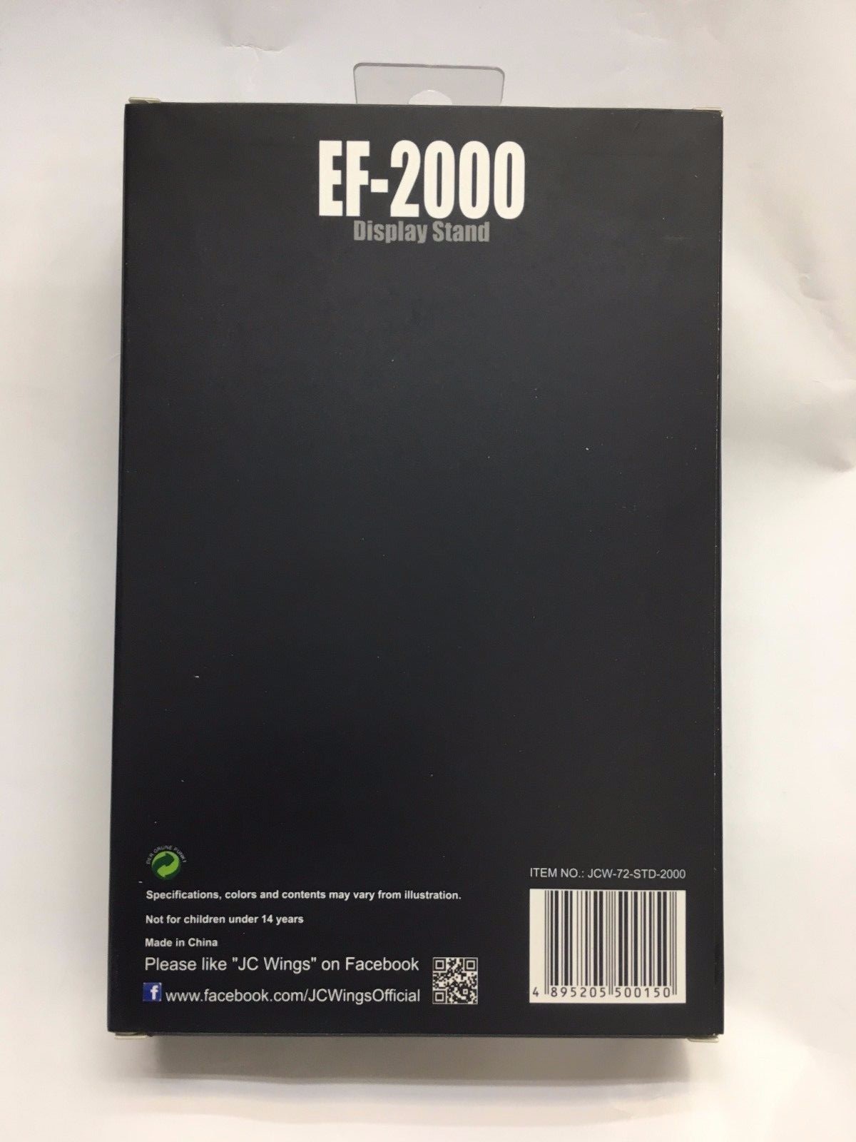 JC Wings JCW-72-STD-EF2000, Display Stand for EF-2000, 1:72