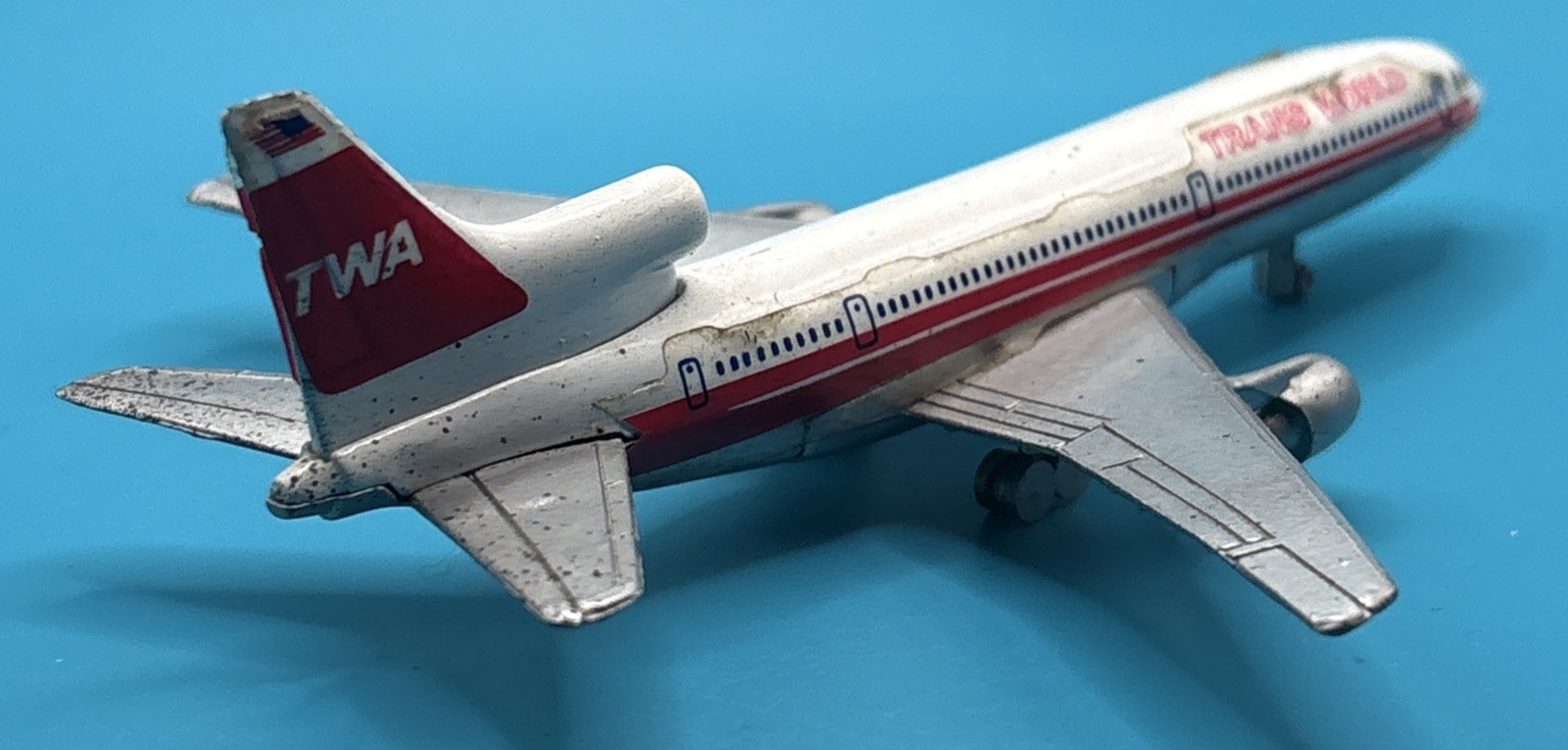 Lockheed L-1011 Tri-Star, TWA Trans World Airlines Made in Hong Kong Lintoy