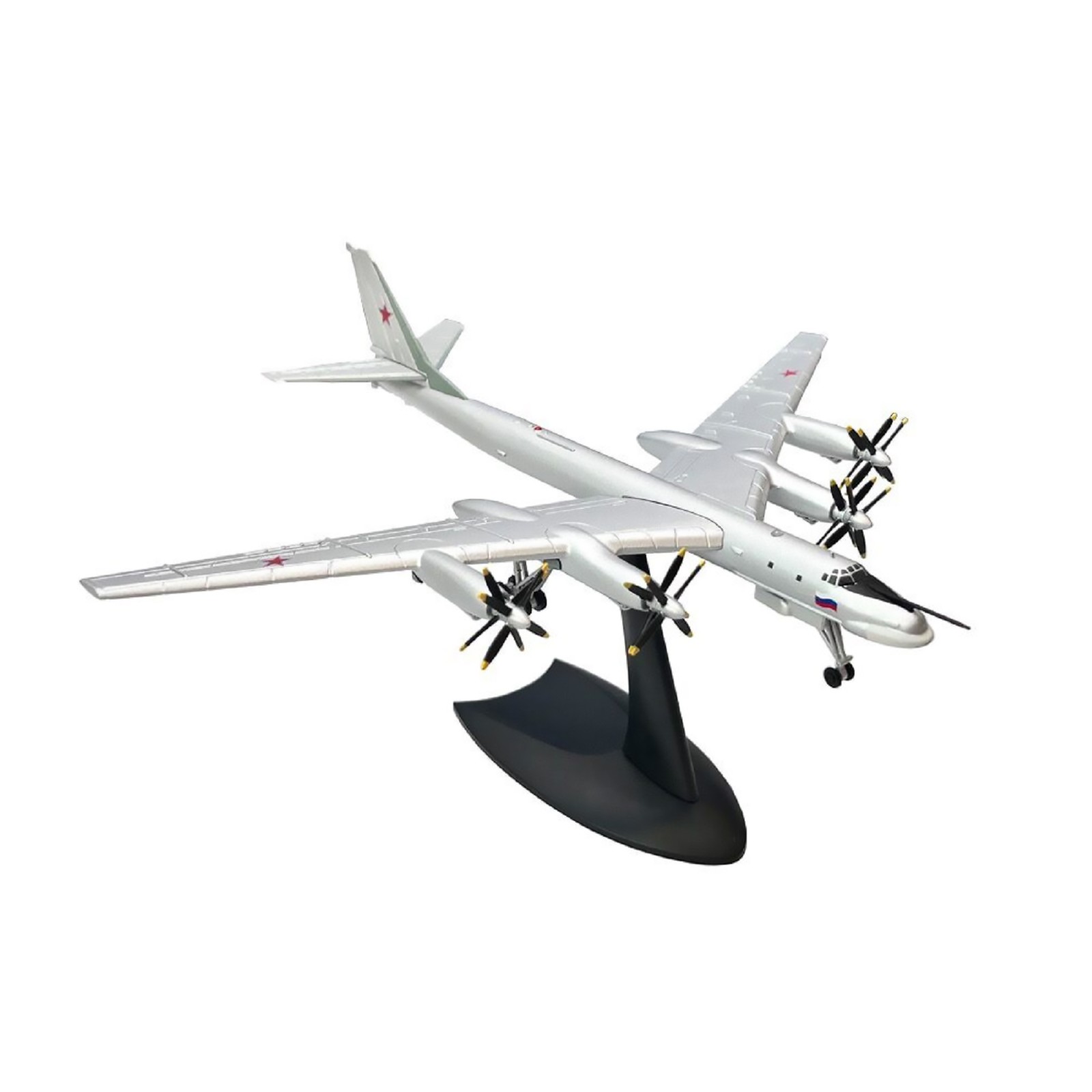 Alloy 1/200 Tupolev Tu-95 Bear Type Strategic Bomber Aircraft Military Model G