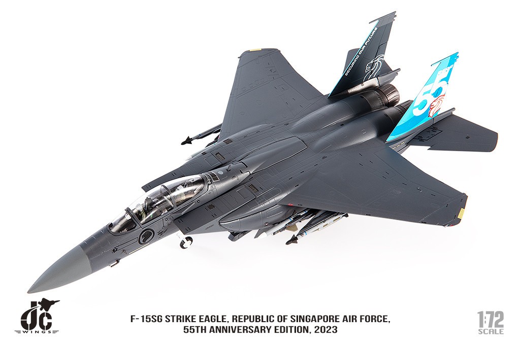 JC Wings 1:72 Singapore Air Force (RSAF) F-15SG Strike Eagle “55th Anniv.” 8317