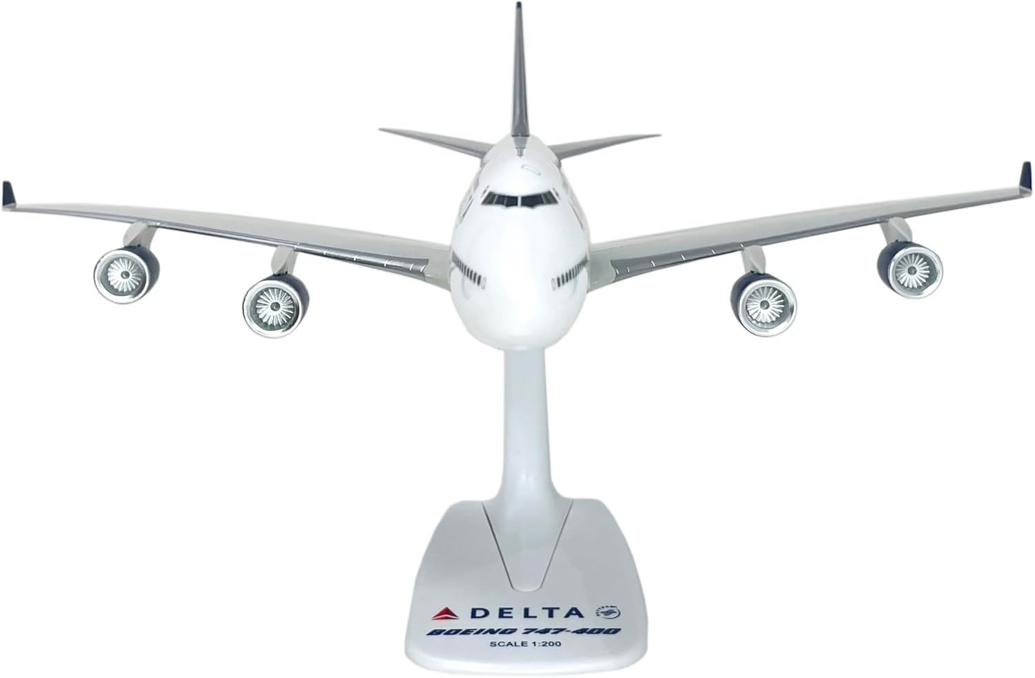 Flight Miniatures Delta Airlines 747-400 New Livery 1:200 Beautiful Plane!
